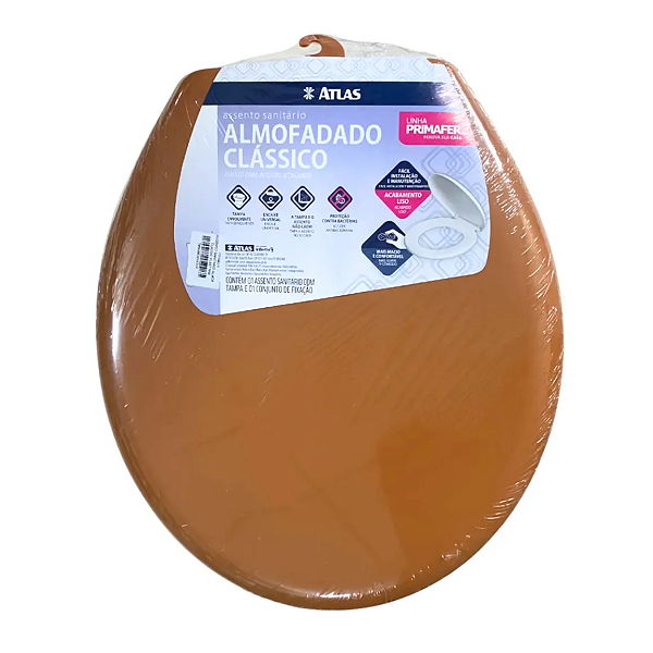 ASSENTO ATLAS ALMOFADADO CLASSICO CARAMELO