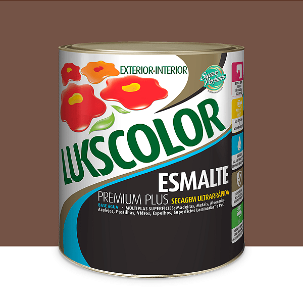 ESMALTE BRILHO LUKSCOLOR 1/4 TABACO