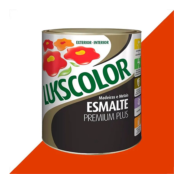 ESMALTE BRILHO LUKSCOLOR 1/4 LARANJA