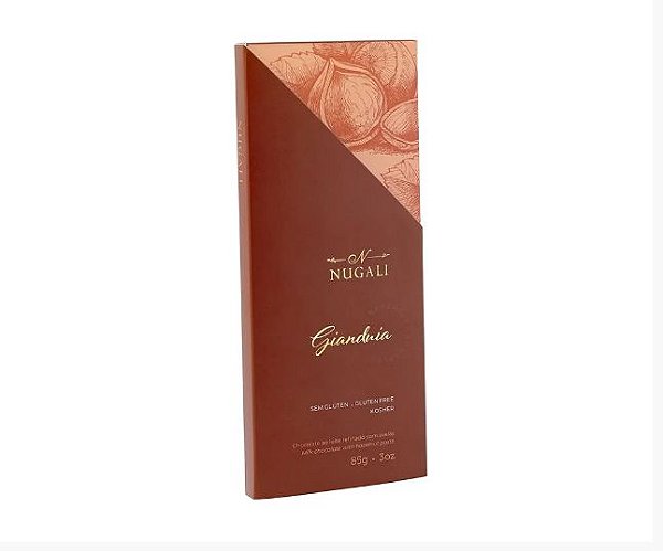Tablete de Chocolate Gianduia - Nugali