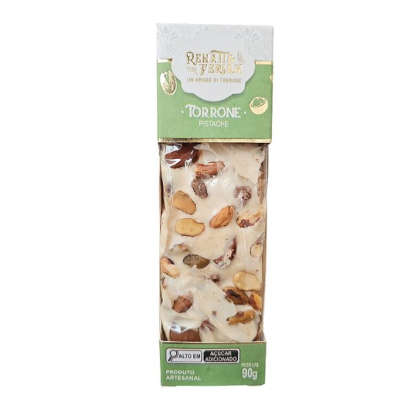 Torrone Premium Pistache 90g - Renatta Ferian