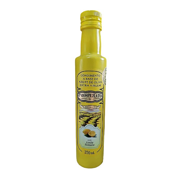 Condimentado com Limão Siciliano e Azeite 250ml - Prosperato