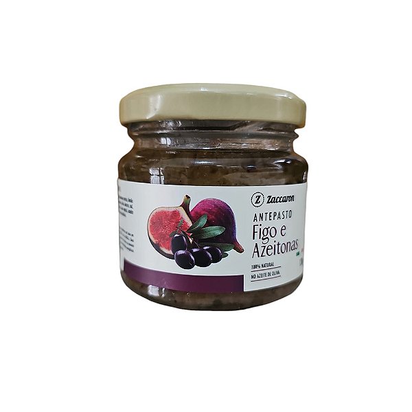 Antepasto de Figo e Azeitonas 130g -Zaccaron