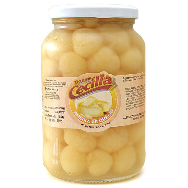 Ameixa de Queijo (Doce de Queijo) - Cecília 700g