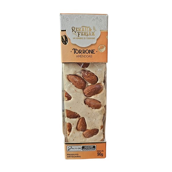 Torrone Premium Amêndoas 90g - Renatta Ferian