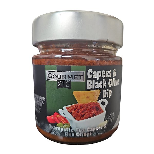 Dip de Tomate Assado com Azeitona Preta e Alcaparras 200g - Gourmet212