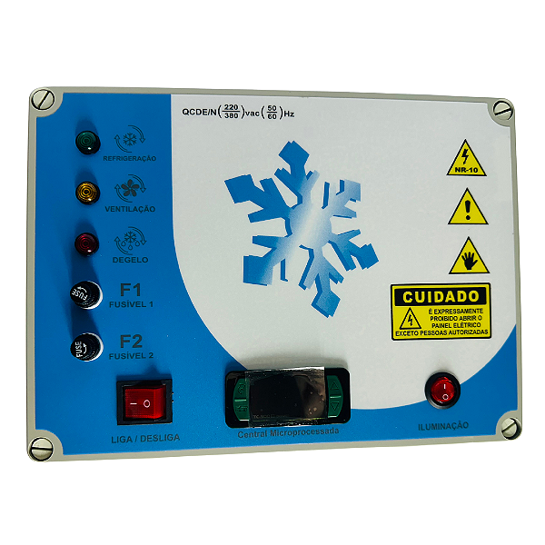 QCDN-J QUADRO DE COMANDO PARA CAMARA FRIA RESFRIADOS TRIFASICO 220V 1 A 1,5 HP