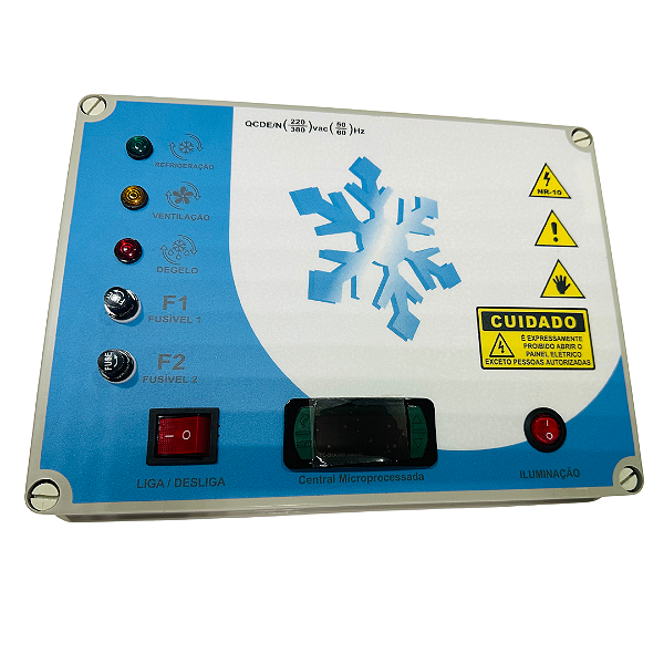 QCDN-L/32 QUADRO DE COMANDO PARA CAMARA FRIA RESFRIADOS TRIFASICO 220V 6 HP