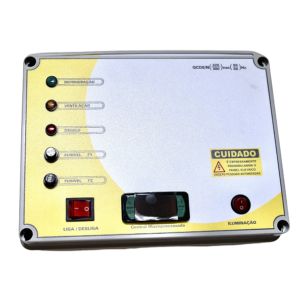 QCDE-I/32 QUADRO DE COMANDO PARA CAMARA FRIA CONGELADOS TRIFASICO 220V 6 HP