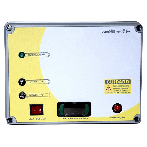 QCDN-L QUADRO DE COMANDO PARA CAMARA FRIA RESFRIADOS TRIFASICO 220V 4 A 5 HP