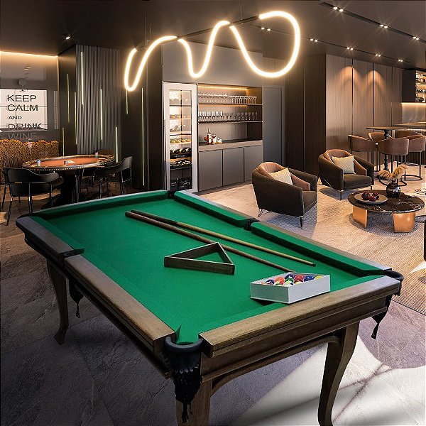 Mesa de Sinuca Residencial Premium