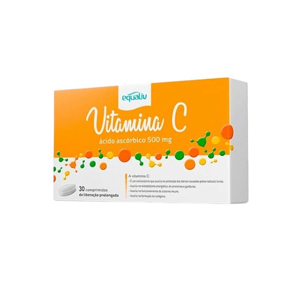 Vitamina C 500mg 30 comprimidos - Equaliv