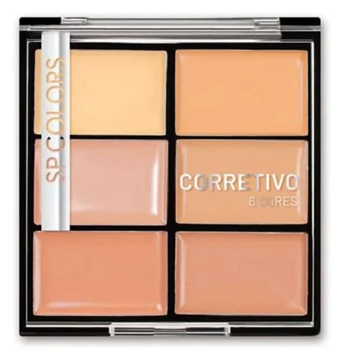 Paleta Corretivos 6 Cores SP Colors 10g