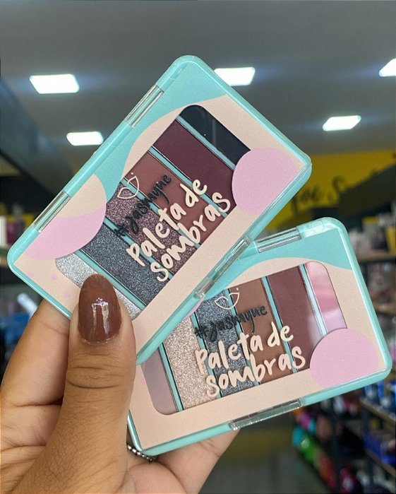 Paleta de Sombras 6 Cores Jasmyne