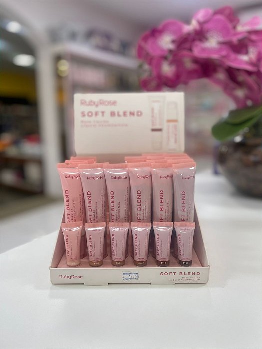 Base Líquida Facial Soft Blend Ruby Rose 30g