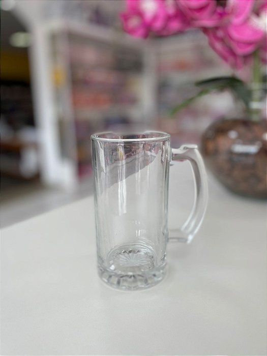 Caneca Chopp Vidro 475ml - Personalizável
