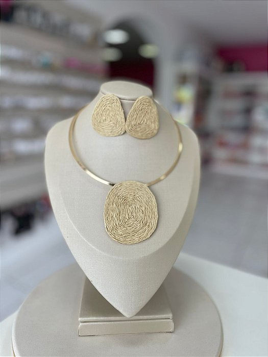 Conjunto Colar Aro