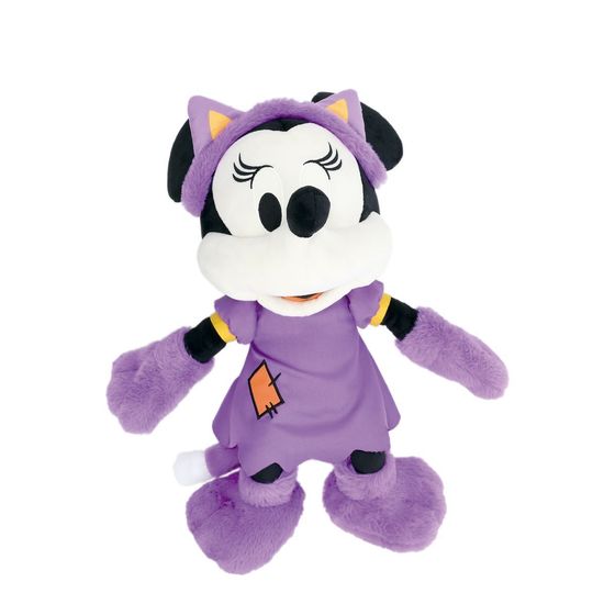 Pelúcia Minnie Gatinha 50cm para Decoração de Halloween - 1 Un