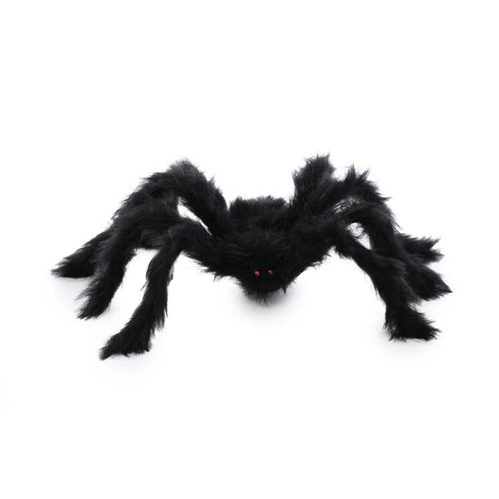 Aranha Preta Peluda P 50cm - 1 Un