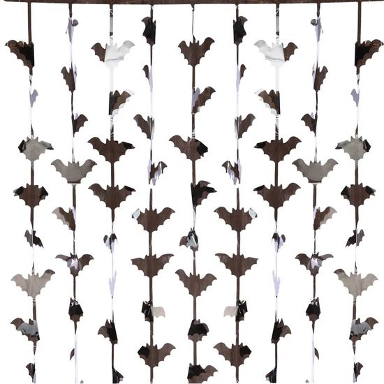Cortina Morcego Halloween 100x200cm - 1 Un