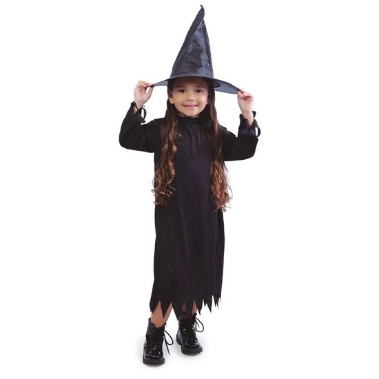 Fantasia Halloween Infantil - Bruxa Naomi 4 a 6 Anos - 1 Un