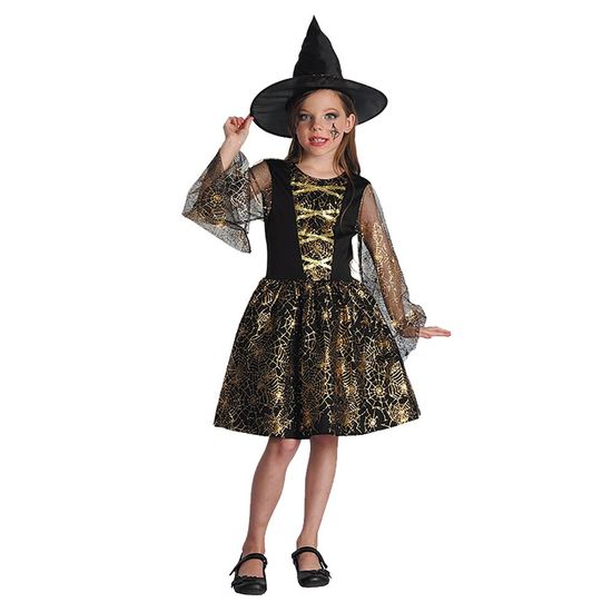 Fantasia Halloween Infantil - Bruxa da Lua M 6 a 8 Anos - 1 Un