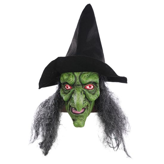 Máscara Bruxa Velha Halloween - 1 Un