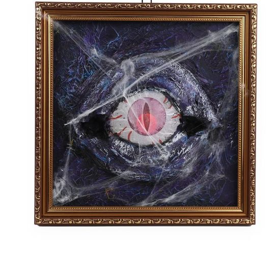 Quadro de Led Olho Sombrio Colorido 34x34,5cm - 1 Un