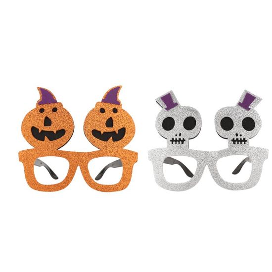 Óculos com Glitter Halloween Sortido - 1 Un