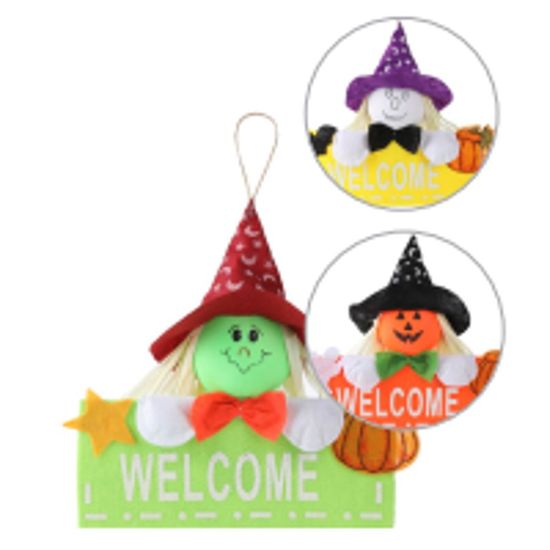 Enfeite Welcome Halloween 25cm - 1 Un