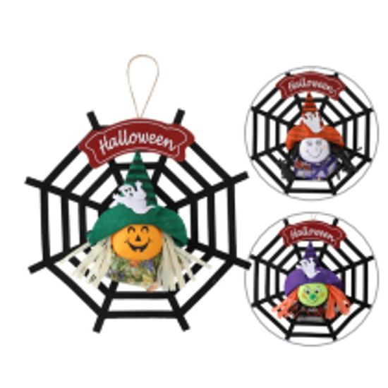 Enfeite Teia Halloween Sortido 25cm - 1 Un