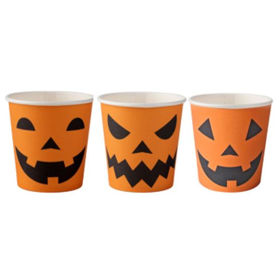 Copo Papel Halloween Monstros 210ml - 20 Un