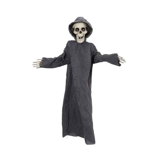 Caveira Halloween Com Som e Luz 1,40 Metros - 1 Un
