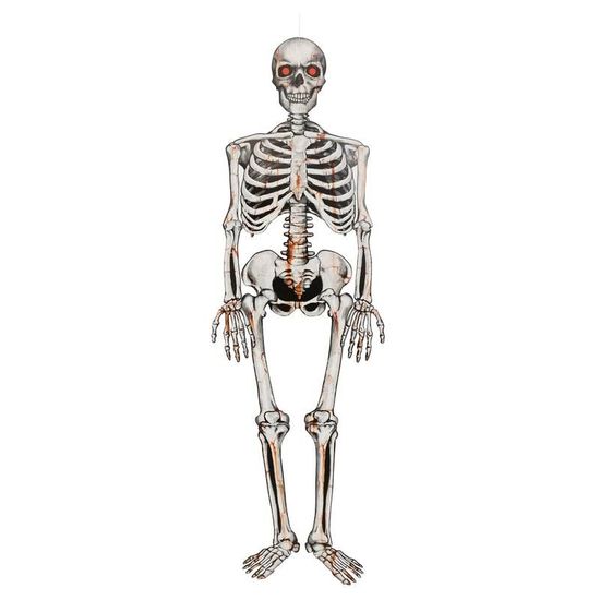 Caveira de Papel Halloween 1,35 Metros - 1 Un