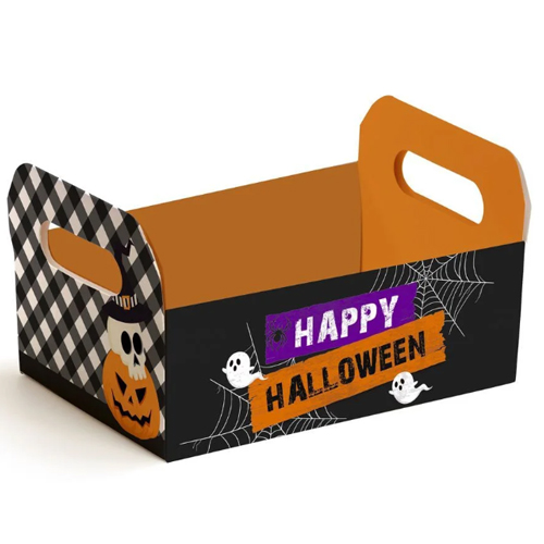 Caixote de Papel Cartão Scary Night Halloween P - 1 Un