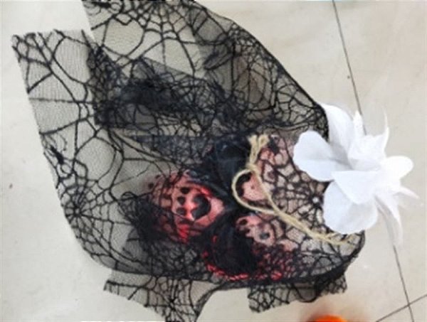 Caveira Halloween 14x20cm - 1 Un