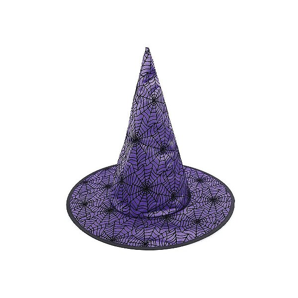 Chapéu Viúva Negra Roxo   Halloween - 1 Un
