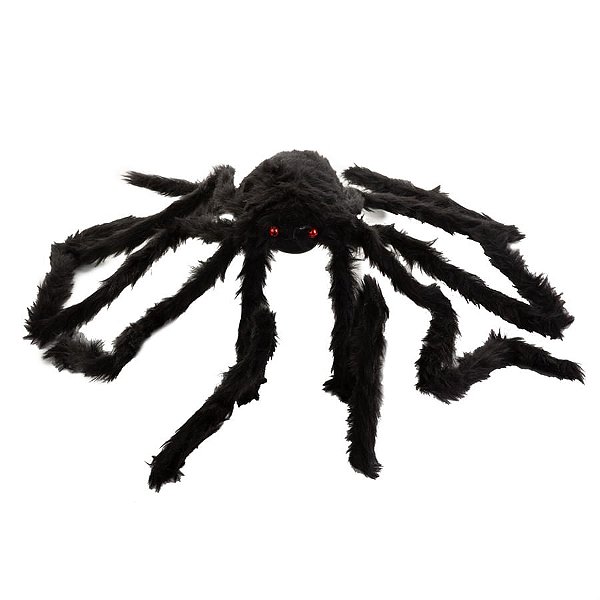 Enfeite Aranha Halloween Com Luz 1,50 Metros - 1 Un