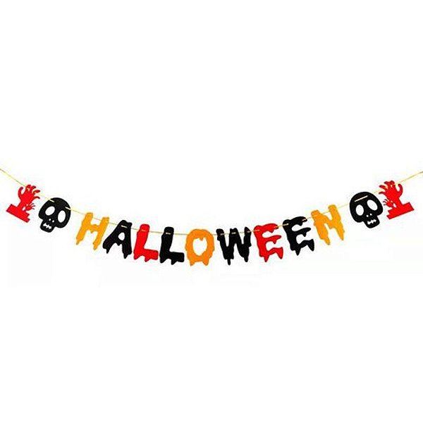 Faixa Decorativa de Papel - Halloween - 2,30 Metros