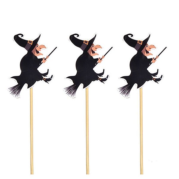 Kit Palito Halloween Bruxa - 03 Un
