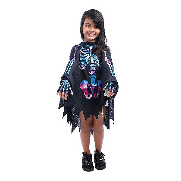 Kit Poncho Esqueleto - Cromus - 1 Un