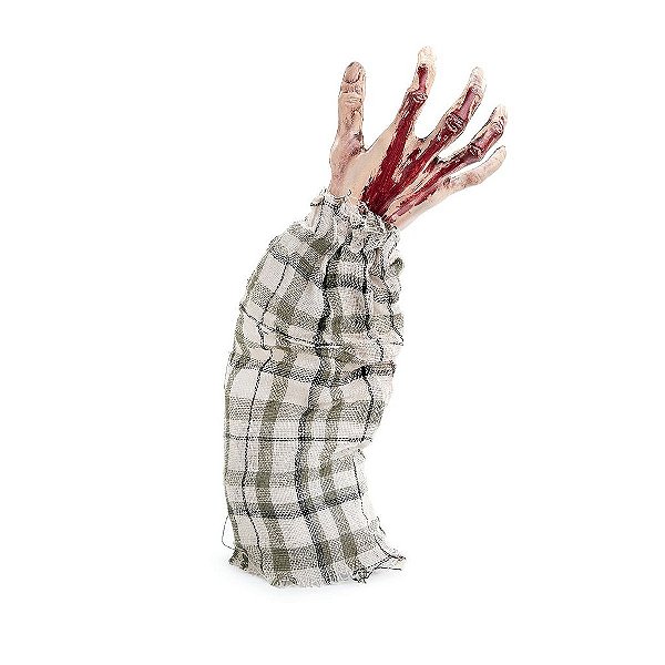 Mão Com Sangue para Decoração de Halloween - 1 Un