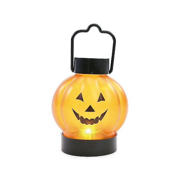 Mini Luminária Abóbora Happy Halloween para Decoração - 1 Un