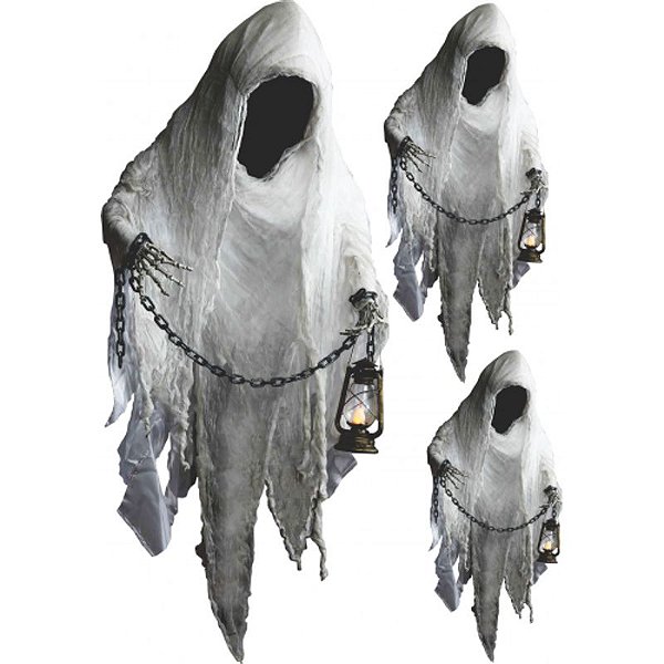 Móbile Fantasma 3D Frente e Verso - 3 Un
