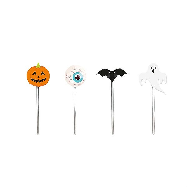 Pick Decorativo Doces ou Travessuras Sortido - 12 Un