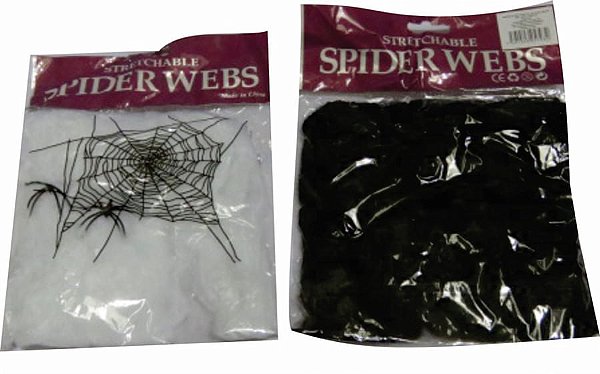 Teia de Aranhas - Decoração de Halloween