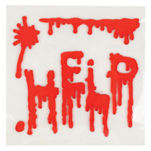 Adesivo Gel Help Sangue 19x19cm - 1 Un
