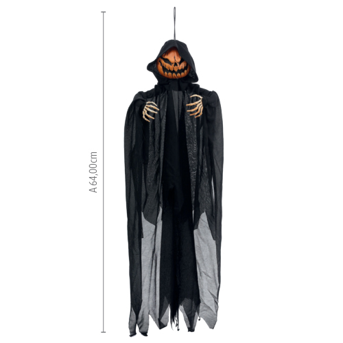 Boneco Abóbora Posseidon Para Pendurar 64cm - 1 Un