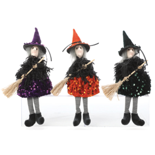 Bruxas Margot, Angelina e Rosalinda 19cm - Kit com 3 Un