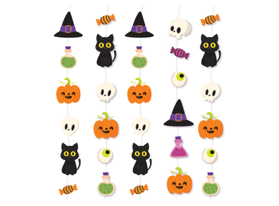 Cortina Decorativa Boo Halloween - 6 Un